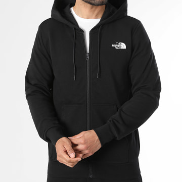 The North Face - Felpa con cappuccio e zip A8GQ7 Nero