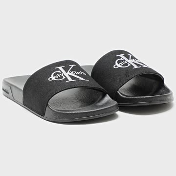 Calvin Klein - Claquettes Femme Essential Slide CV 2958 Black Soft Levander