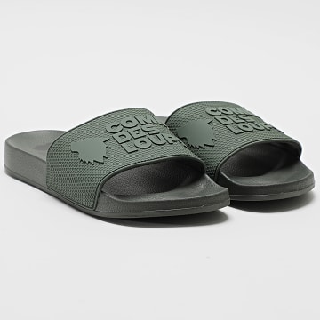 Comme Des Loups - Chanclas Rubb Verde Kaki