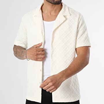 Frilivin - Camisa Manga Corta 257 Beige Claro