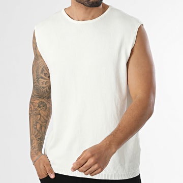 Frilivin - Camiseta sin mangas 801 Beige
