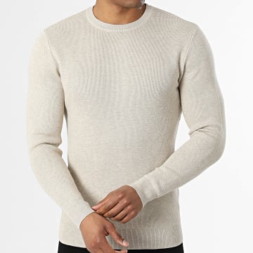 Frilivin - Jersey 684 beige jaspeado