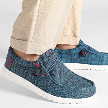 Hey Dude - Mocassins Wally Stretch Sox Ensign Blue Multi
