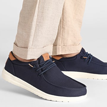 Hey Dude - Mocassins Paul Canvas Navy Blazer