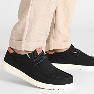 Hey Dude - Mocassins Paul Canvas Black