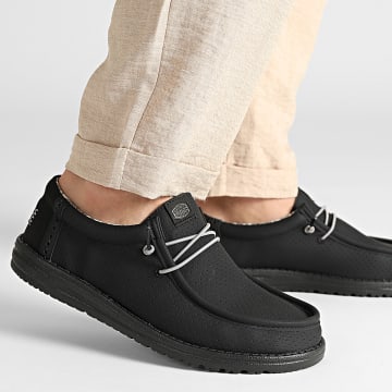Hey Dude - Mocassins Wally Perf Classic Black