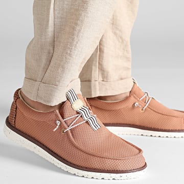Hey Dude - Mocassins Wally Mesh Neutrals Mocha Brown Multi