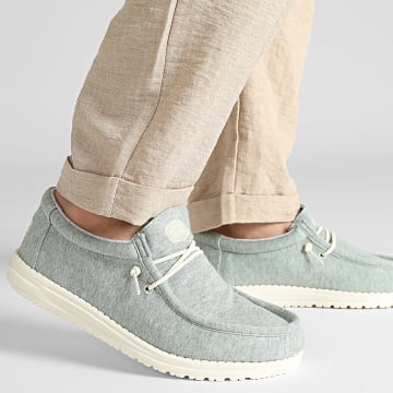 Hey Dude - Mocassins Wally Stretch Jersey Seafoam