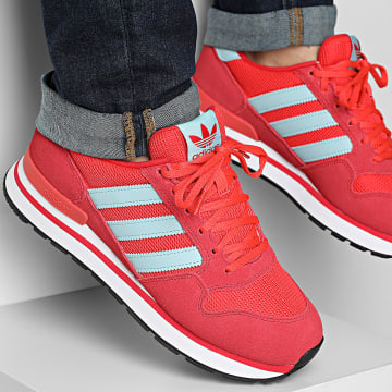 Adidas Originals - Baskets ZX 500 RS KI1529 Bright Red Ice Blue Better Scarlet