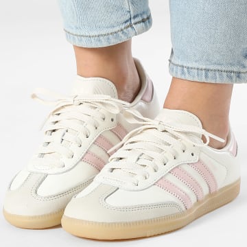 Adidas Originals - Zapatillas Mujer Samba OG IH9059 Off White Sandy Pink Mel Gum 3