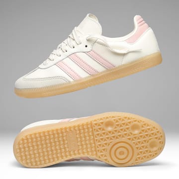 Adidas Originals - Zapatillas Mujer Samba OG IH9059 Off White Sandy Pink Mel Gum 3
