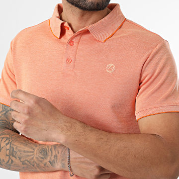 Classic Series - Polo Manches Courtes Pasti Orange Chiné