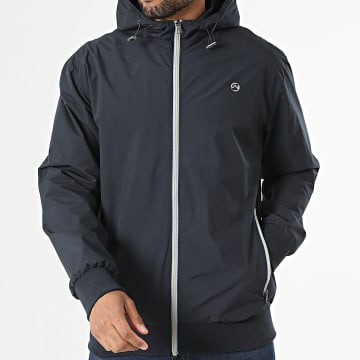 Classic Series - Giacca con Cappuccio Zip Vost Blu Navy Scuro