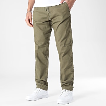 Jack And Jones - Pantalon Chino Relaxed Fit Kane Hybrid Vert Kaki