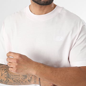 New Balance - T-Shirt Oversize Essentials Desportivo MT41509 Rosa Claro
