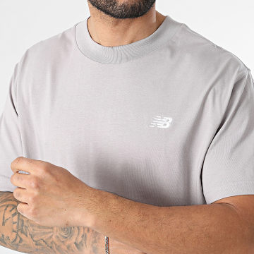 New Balance - T-Shirt Oversize Essentials Desportivo MT41509 Cinza Violeta