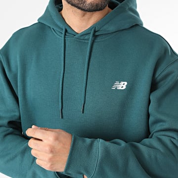 New Balance - Camisola com Capuz Relaxed Fit MT41511 Verde Garrafa