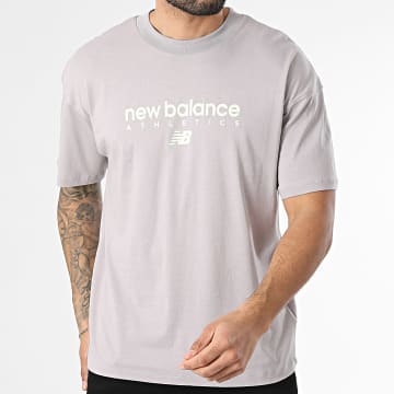 New Balance - T-Shirt Trackside MT61D0U5 Cinzento Violeta