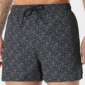 EA7 Emporio Armani - Pantalón Corto De Baño 7M001677-AF21249 Negro Gris Antracita