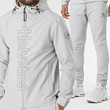 Helvetica - Ensemble De Survêtement Bahia Havane Gris