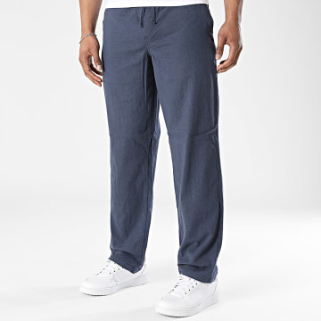 Jack And Jones - Pantalone Estivo Loose Fit Karl Breeze Blu Navy