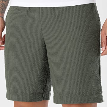JJ Rebel - Short Jogging Texturé Haven Vert Kaki