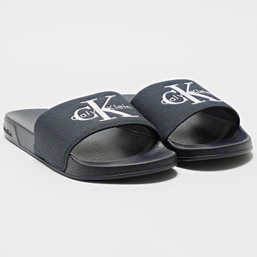 Calvin Klein - Chinelos Essential Slide CV 1393 Azul Marinho