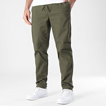Only And Sons - Pantalon Slim Reid Linus Vert Kaki