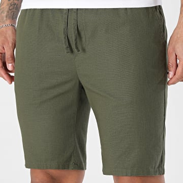 Only And Sons - Short Estival Slim Reid Vert Kaki