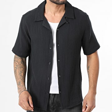 Only And Sons - Chemise Manches Courtes Skyle Noir