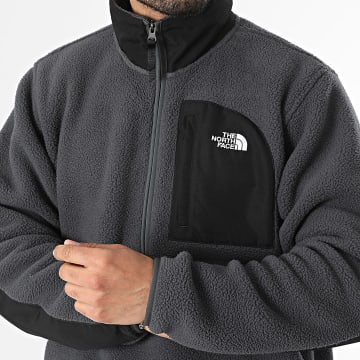 The North Face - Jas Fleece Ritskraag Outdoor Yumiori Off Peak A8FKP Antracietgrijs