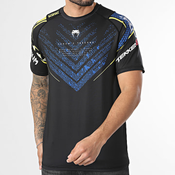 Venum - Maglia Jersey X Tekken 2 Dry Tech King 06202 Nero Blu Navy Giallo