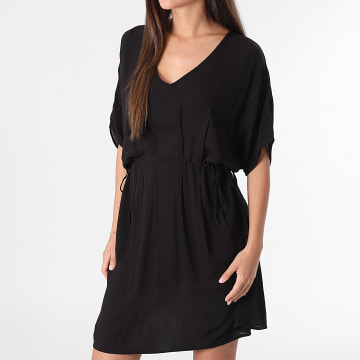 Classic Series - Abito Collo a V Donna Menny Nero