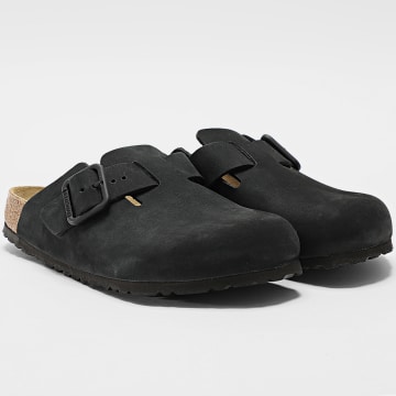 BIRKENSTOCK - Sandalen Boston Wire Buckle Schwarz