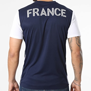 FFF - Maillot Fan F25106C Bleu Marine Blanc