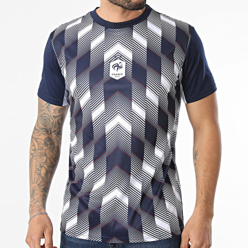 FFF - Maillot Sublime F25107C Bleu Marine Blanc