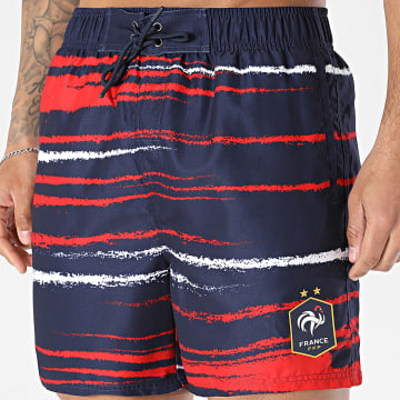 Short De Bain FFF Equipe De France – Collection Officielle, 2 étoiles, Homme Taille S