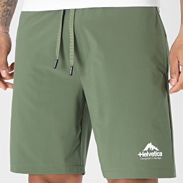 Helvetica - Pantalón Corto de chándal Montagne 19 Verde Kaki