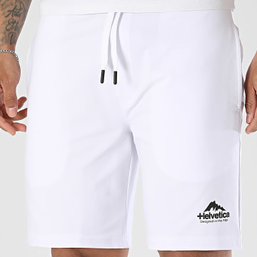 Helvetica - Pantalón corto de chándal Montagne 19 Blanco