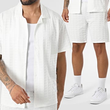 MTX - Set Hemd Kurzarm Und Jogging-Short 080 Weiß