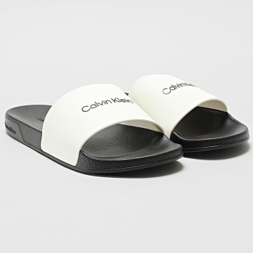 Calvin Klein - Chinelos 2107 Branco Preto