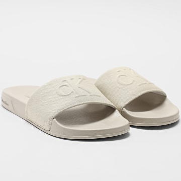 Calvin Klein - Essential Slide HF Monogram CV 2109 Beige Slippers