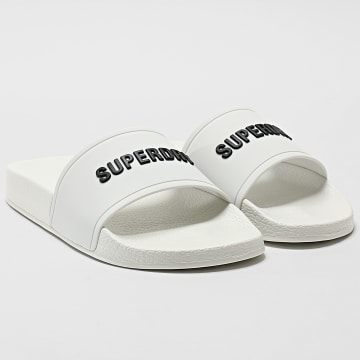 Superdry - Slides Logo Pool Slide MF310292A White Black
