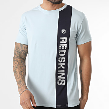 Redskins - T-Shirt Molted Lichtblauw Marineblauw
