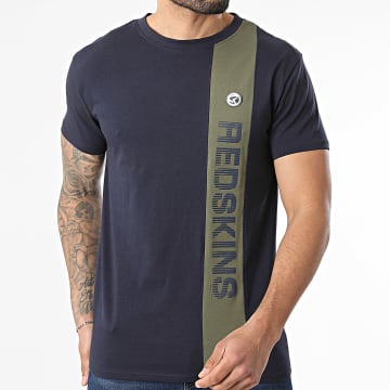 Redskins - T-Shirt Molted Marineblauw Groen Kaki