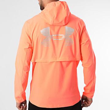 Under Armour - Veste Capuche Zippée Velociti Pro Storm 6005897 Orange Fluo