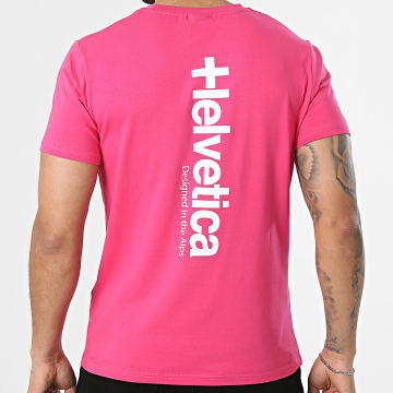 Helvetica - Tee Shirt Toronto 12 Rose Fuchisa