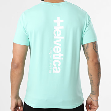 Helvetica - Tee Shirt Toronto 12 Turquoise