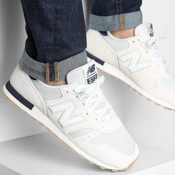 New Balance - Sneakers 373 M3735I3 Beige Navy