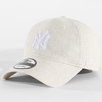 New Era - Casquette Linen 9Twenty NY New York Yankees 60771832 Beige Chiné
